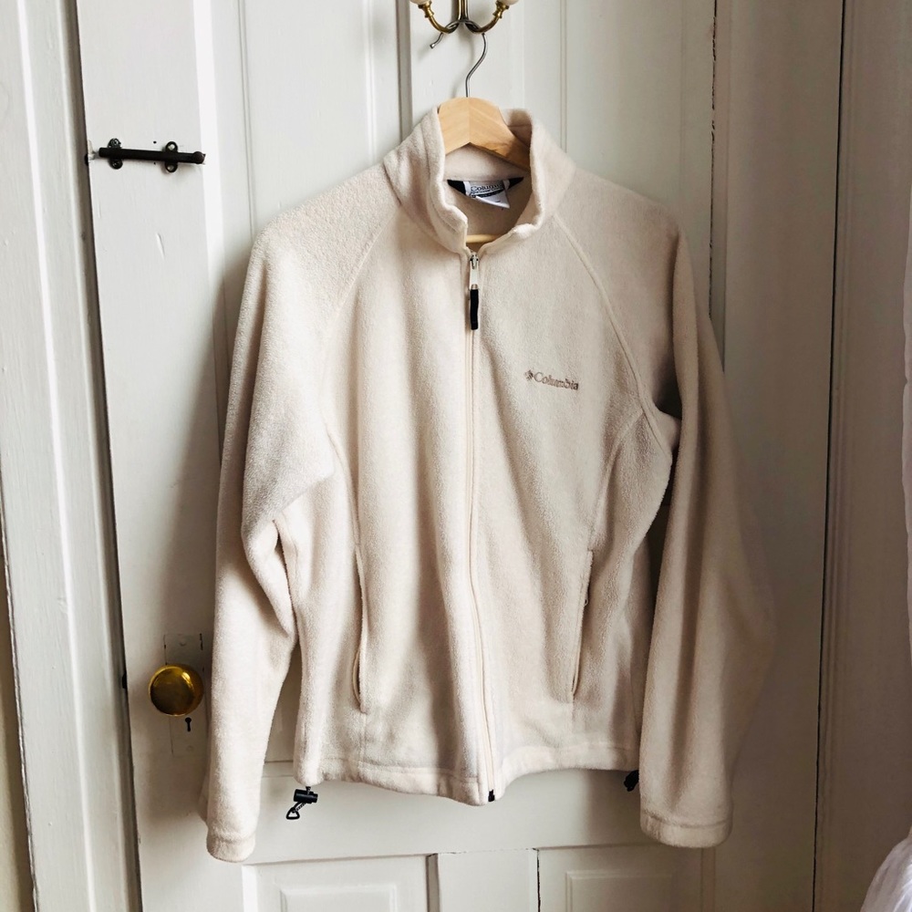 Cream/white Columbia Fleece